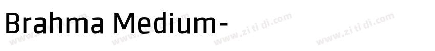 Brahma Medium字体转换
